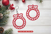 Christmas Earring Lasercut SVG Bundle