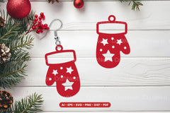 Christmas Earrings Laser Cut SVG Bundle - CraftNest - Digital Crafting and Art