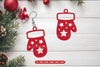 Christmas Earrings Laser Cut SVG Bundle