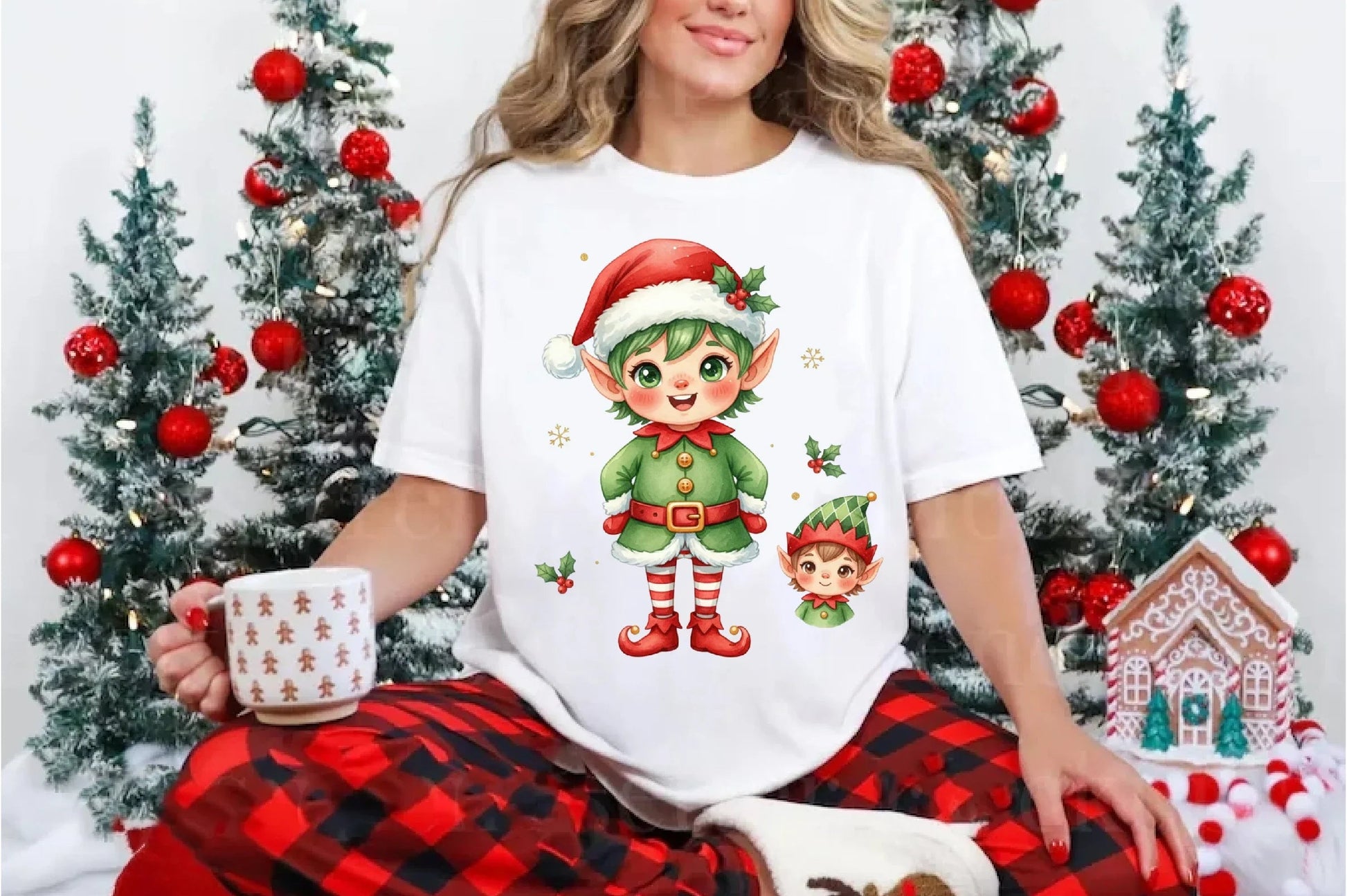 Christmas Elf Clipart Bundle: Cute Festive Set - CraftNest - Digital Crafting and Art