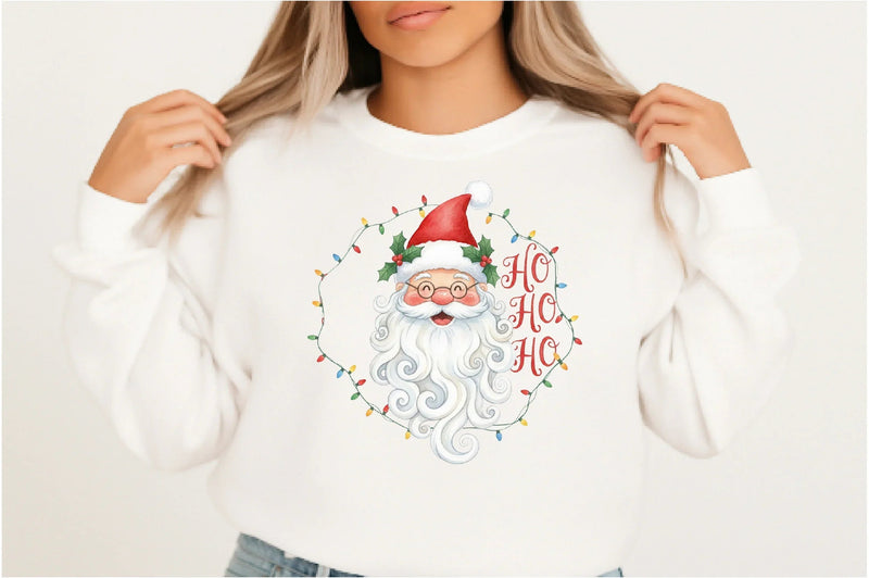 Christmas Face Clipart Bundle with Lights and Holly - CraftNest - Digital Crafting and Art