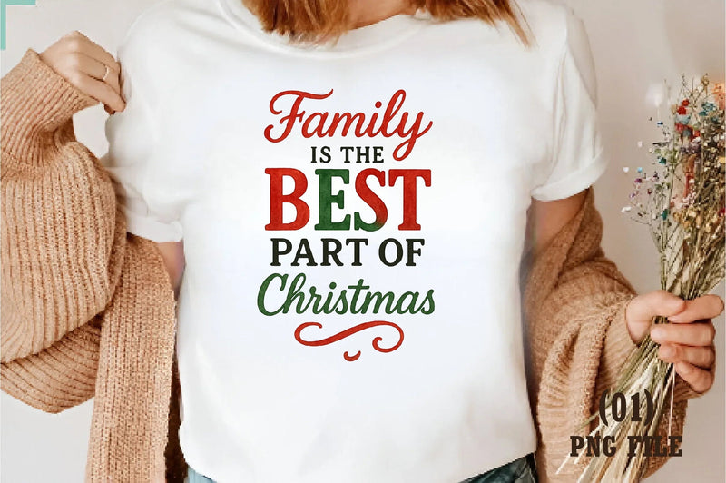 Christmas Family Quote Clipart Bundle - CraftNest - Digital Crafting and Art