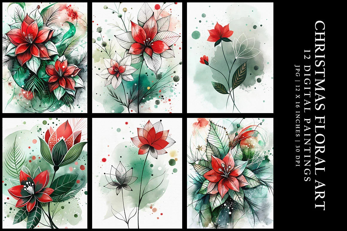 Christmas Floral Art