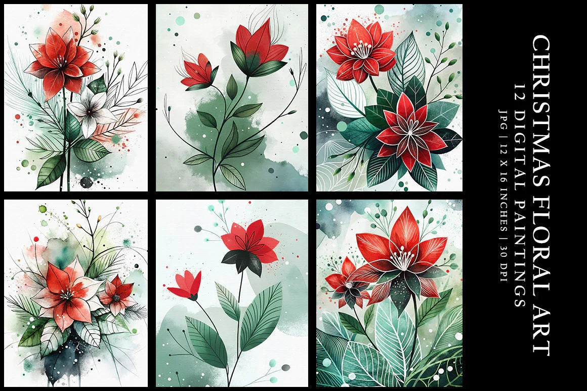 Christmas Floral Art