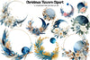 Christmas Flowers Clipart Bundle