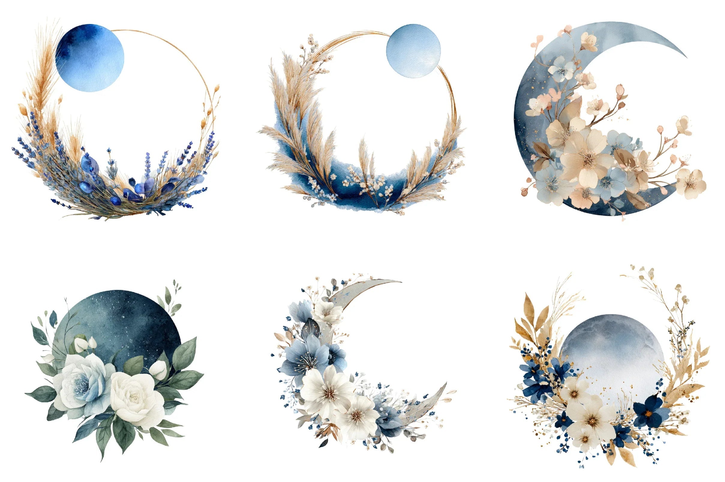 Christmas Flowers Clipart Bundle - CraftNest - Digital Crafting and Art