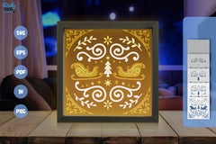 Christmas Folk Art White Papercut SVG Bundle 2024 - CraftNest - Digital Crafting and Art