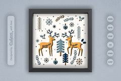 Christmas Folk Art Papercut SVG Bundle - CraftNest - Digital Crafting and Art