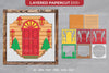 Christmas Front Door 3D Shadow Box SVG Bundle