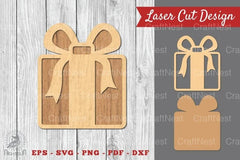 Christmas Gift Box Laser Cut Decoration Clipart Bundle - CraftNest - Digital Crafting and Art
