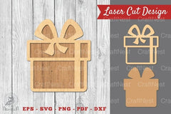 Christmas Gift Box Laser Cut Decoration Clipart Bundle - CraftNest - Digital Crafting and Art