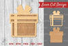 Christmas Gift Box Laser Cut Decoration Clipart Bundle