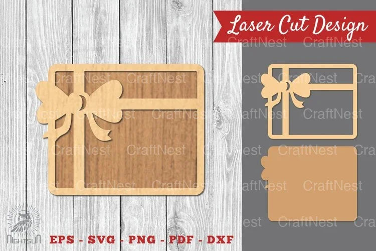 Christmas Gift Box Laser Cut Decoration Clipart Bundle - CraftNest - Digital Crafting and Art