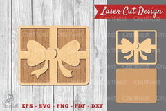 Christmas Gift Box Laser Cut Decoration Clipart Bundle - CraftNest - Digital Crafting and Art