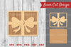 Christmas Gift Box Laser Cut Decoration Clipart Bundle