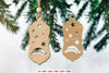 Christmas Gift Tag Laser Cut SVG Bundle - Clipart Bundle