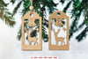 Christmas Gift Tag Laser Cut SVG Bundle