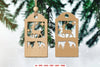 Christmas Gift Tag Laser Cut SVG Bundle