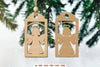 Christmas Gift Tag Laser Cut SVG Bundle