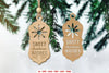 Christmas Gift Tag Laser Cut SVG Bundle - Clipart Bundle