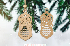 Christmas Gift Tag Laser Cut SVG Bundle - Clipart Bundle - CraftNest - Digital Crafting and Art