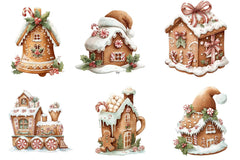 Christmas Gingerbread House Clipart Bundle - CraftNest - Digital Crafting and Art