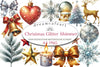 Christmas Glitter & Shimmer Clipart Bundle