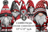 Christmas Gnome Embroidery Design Bundle
