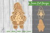 Christmas Gnome Laser Cut Decoration Clipart Bundle