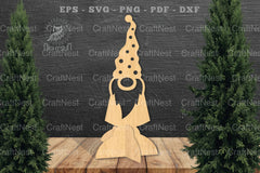 Christmas Gnome Laser Cut Home Decor Clipart Bundle - CraftNest - Digital Crafting and Art