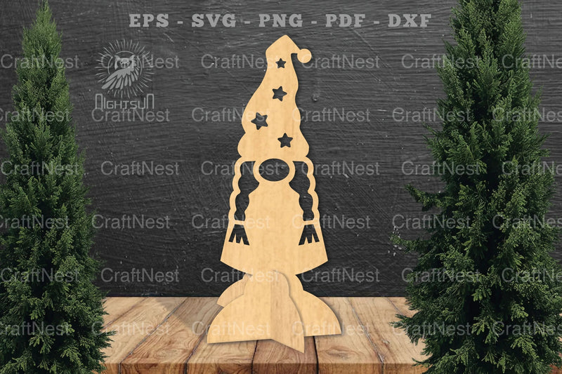 Christmas Gnome Laser Cut Home Decor Clipart Bundle - CraftNest - Digital Crafting and Art