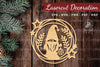 Christmas Gnome Laser Cut Round Clipart Bundle