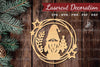 Christmas Gnome Laser Cut Round SVG Bundle