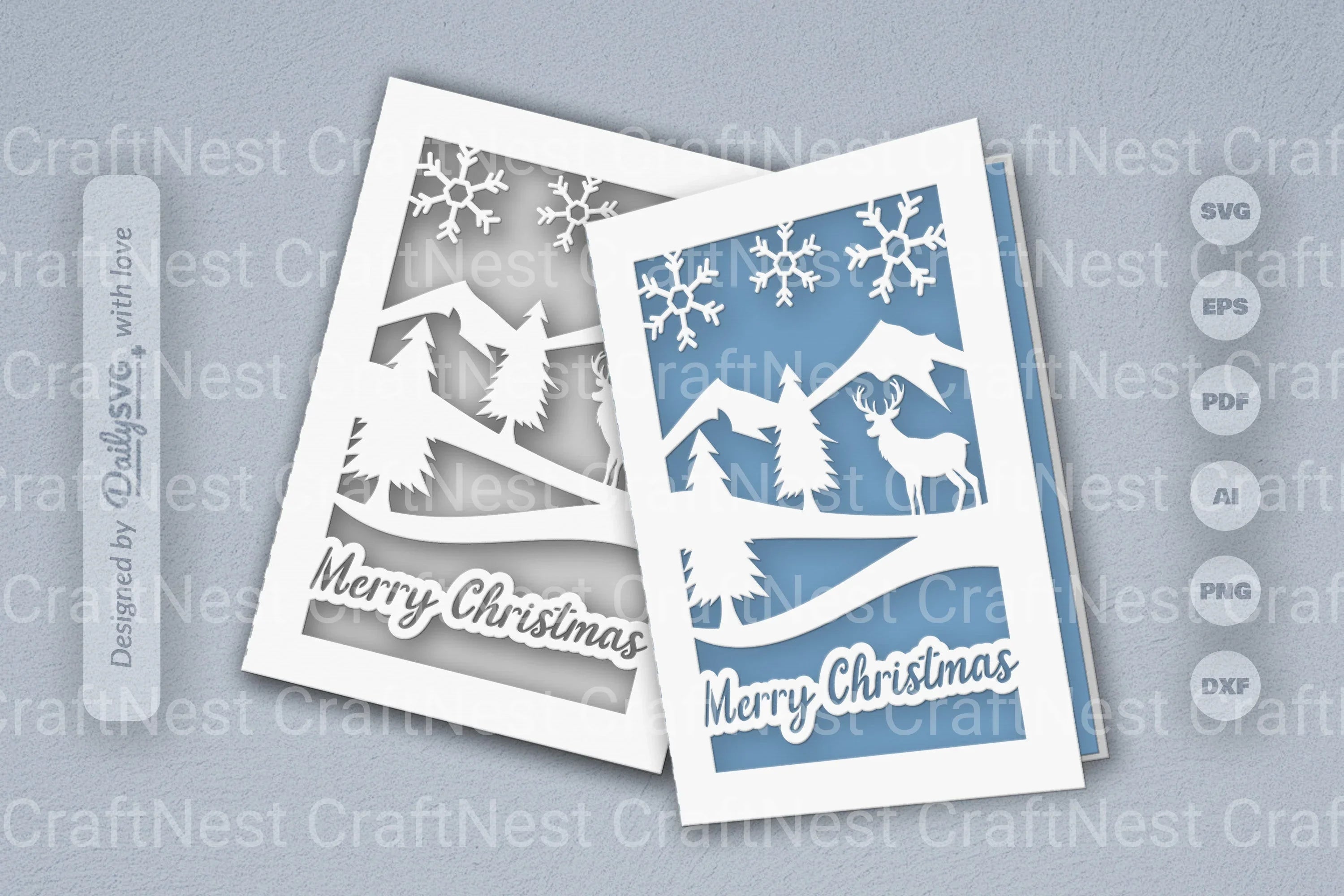 Christmas SVG Bundle Festive Holiday Collection