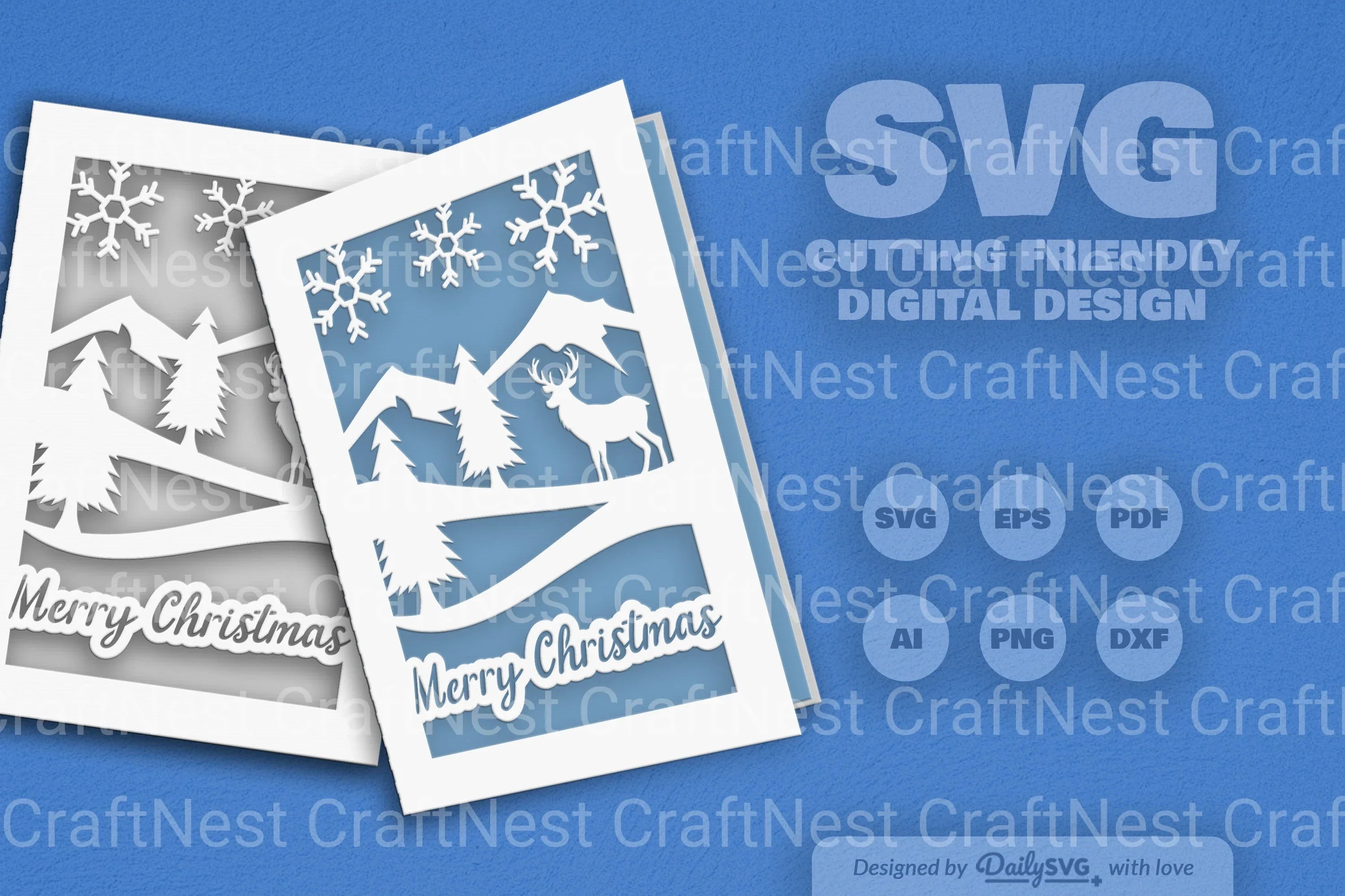 Christmas SVG Bundle Festive Holiday Collection