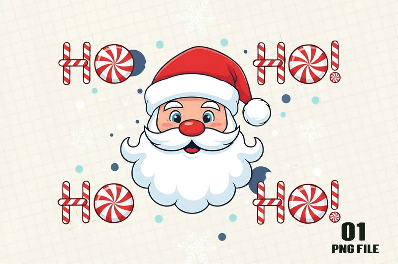 Christmas Hohoho Santa Clipart Bundle - CraftNest - Digital Crafting and Art