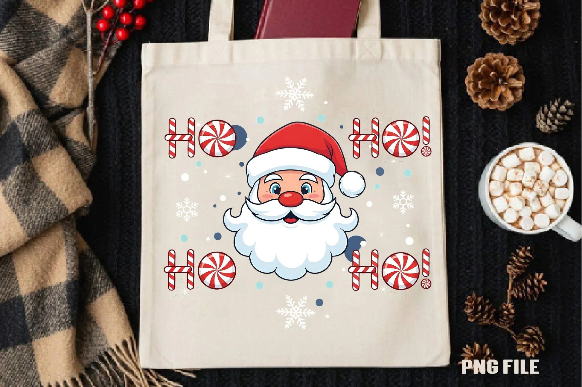 Christmas Hohoho Santa Clipart Bundle - CraftNest - Digital Crafting and Art