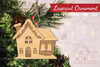 Christmas Home Laser Cut Ornament Clipart Bundle