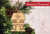 Christmas Home Laser Cut Ornament Clipart Bundle
