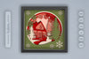 Christmas House Papercut SVG Bundle