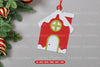 Christmas House Ornament Laser Cut SVG Bundle