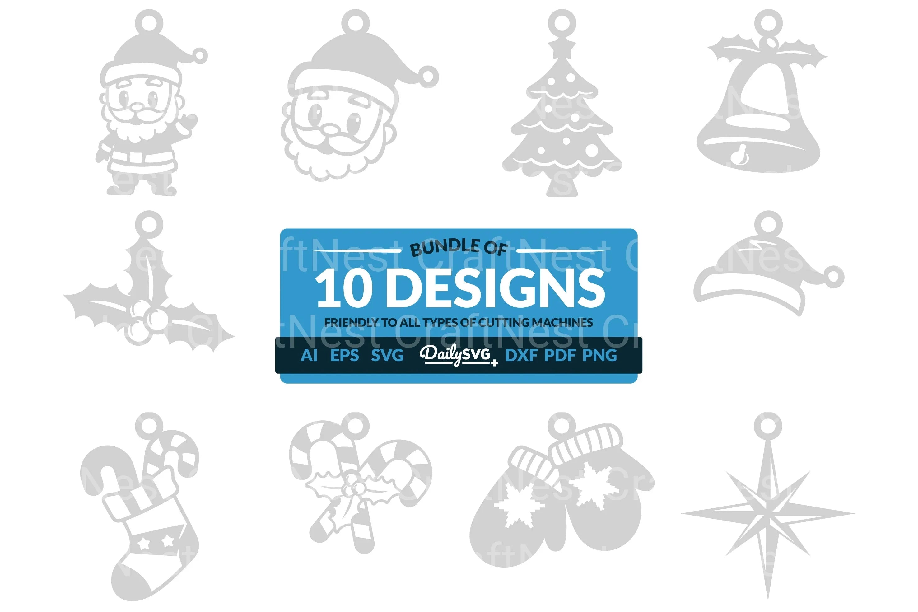 Christmas Keychain Clipart Daily SVG Bundles