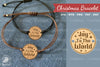 Christmas Laser Cut Bracelet SVG Bundle