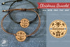 Christmas Laser Cut Bracelet SVG Bundle