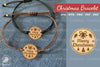 Christmas Laser Cut Bracelet SVG Bundle