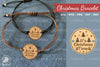 Christmas Laser Cut Bracelet SVG Bundle
