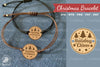 Christmas Laser Cut Bracelet SVG Bundle