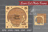 Christmas Laser Cut Photo Frame Clipart Bundle