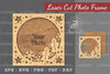 Christmas Laser Cut Photo Frame Clipart Bundle