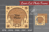 Christmas Laser Cut Photo Frame Clipart Bundle